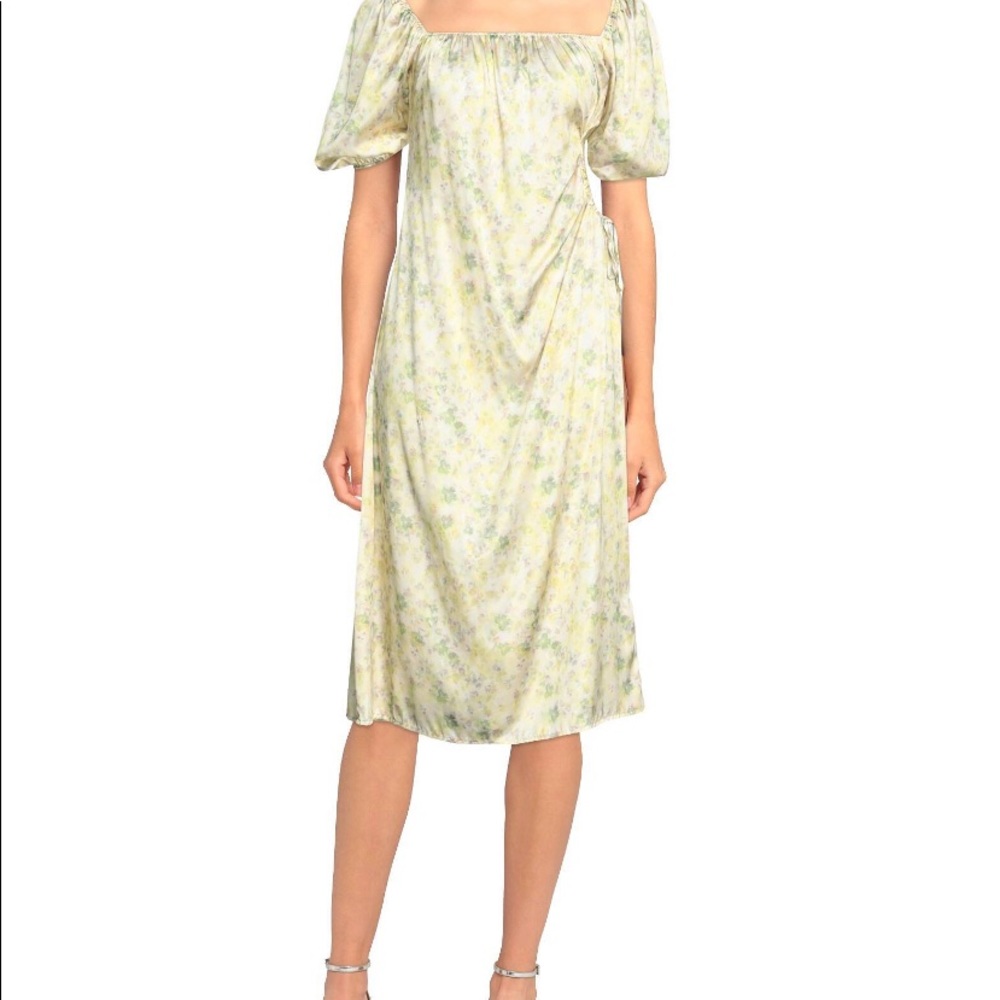 Ma - I’d dress size 10 yellow ad green New